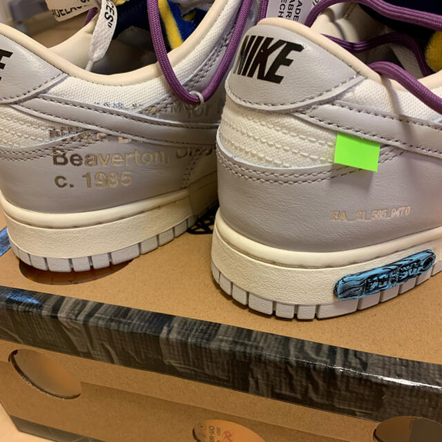 NIKE(ナイキ)のNike off-white Lot.48/50 27.5 オフホワイト ナイキ メンズの靴/シューズ(スニーカー)の商品写真