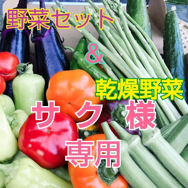 新鮮野菜 60サイズいっぱいの野菜と乾燥野菜のセット   食品/飲料/酒の食品(野菜)の商品写真