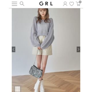 グレイル(GRL)のハイウエストレザーショートパンツ　グレイル(ショートパンツ)