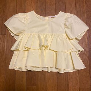 ザラ(ZARA)のZARA ♡ フリルトップス(シャツ/ブラウス(半袖/袖なし))