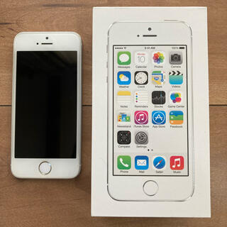 アップル(Apple)のiPhone 5s シルバー 16GB docomo(スマートフォン本体)