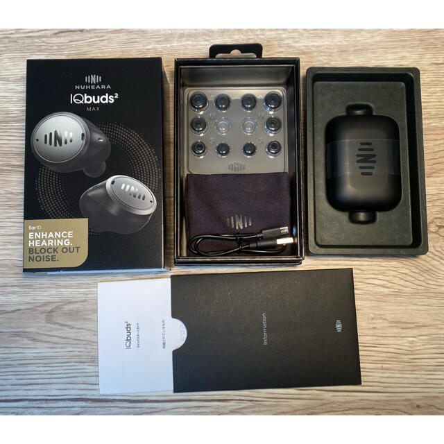 IQbuds2 MAX NUHEARA ワイヤレスイヤホン tws