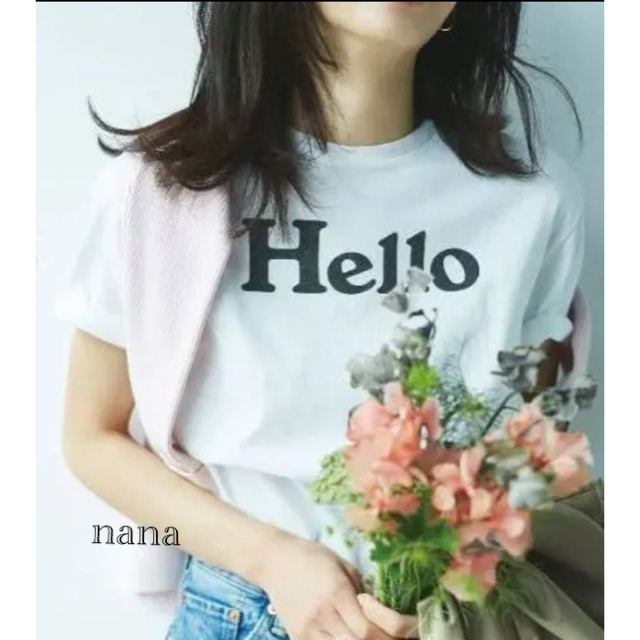 【新品タグ付】MADISONBLUE HELLO CREW NECK TEE