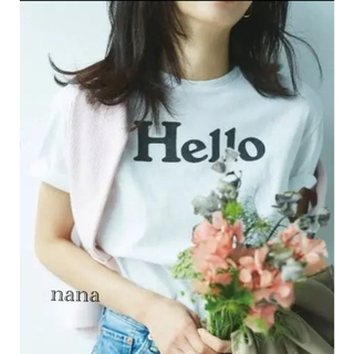 マディソンブルー(MADISONBLUE)のMADISONBLUE / Hello Crew Neck Tee 新品　03(Tシャツ(半袖/袖なし))