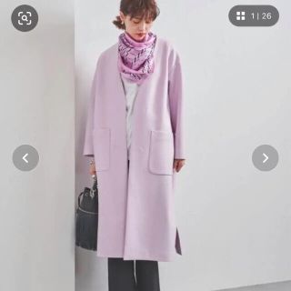 アローズ(UNITED ARROWS) Vネック ロングコート(レディース)の通販 57