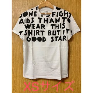 マルタンマルジェラ(Maison Martin Margiela)の新品 メゾンマルジェラ オーバーサイズTシャツ チャリティー XSサイズ 白(Tシャツ(半袖/袖なし))