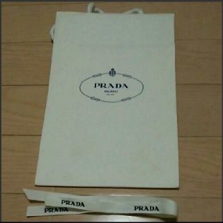 プラダ(PRADA)の【汚れありused】プラダPRADAショッパー・リボン(ショップ袋)