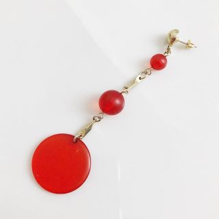 Vintage ＊ red candy single pierce(ピアス)