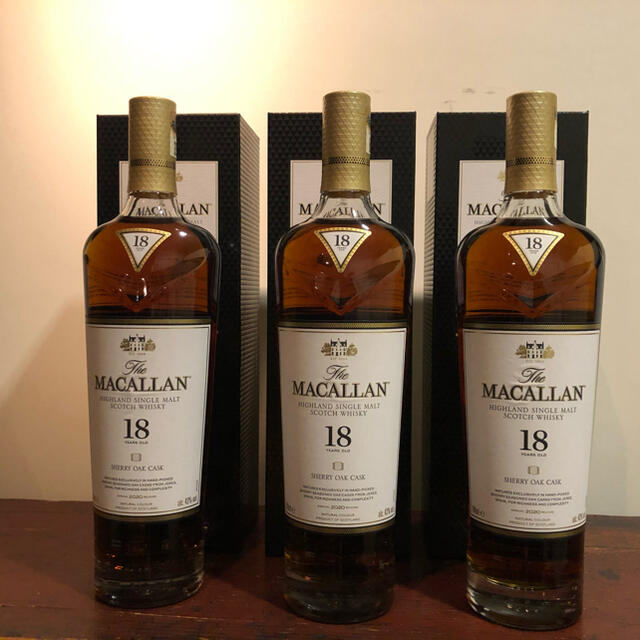 MACALLAN マッカラン18年 2020 700ml 43% 3本