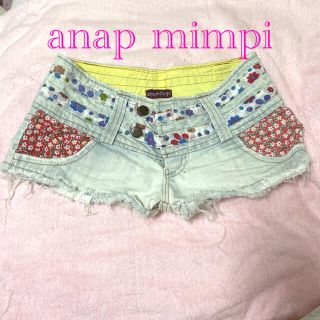 アナップミンピ(anap mimpi)のanap mimpi デニムショートパンツ(ショートパンツ)