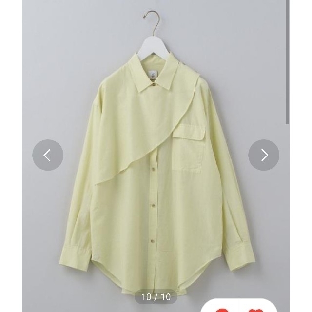 BEAUTY&YOUTH UNITED ARROWS(ビューティアンドユースユナイテッドアローズ)の＜6(ROKU)＞WASHED SHIRT/シャツ  定価20,900円 レディースのトップス(シャツ/ブラウス(長袖/七分))の商品写真