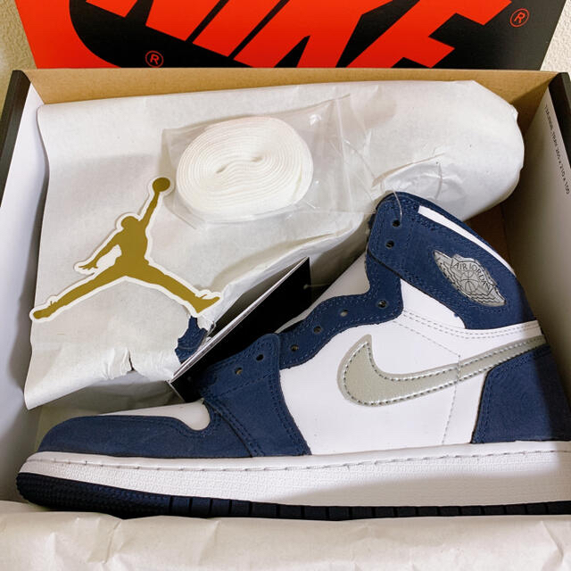 NIKE - NIKE AIR JORDAN 1 HIGH OG GS CO.JP 23.5の通販 by NIKE - NIKE AIR JORDAN 1 HIGH OG GS CO.JP 23.5の通販 by