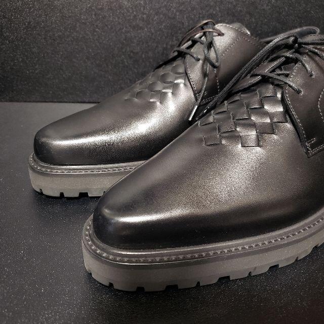 直送商品 ボッテガヴェネタ（BOTTEGA VENETA） 42 黒 イタリア製革靴 