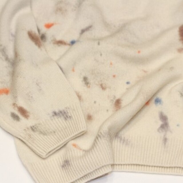 COMOLI(コモリ)のAURALEE BABY CASHMERE HAND PAINTED KNIT メンズのトップス(ニット/セーター)の商品写真