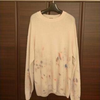 コモリ(COMOLI)のAURALEE BABY CASHMERE HAND PAINTED KNIT(ニット/セーター)