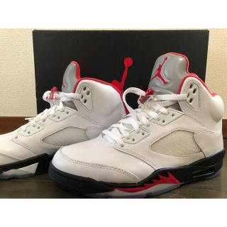 ナイキ(NIKE)のair jordan 5 fire red(スニーカー)