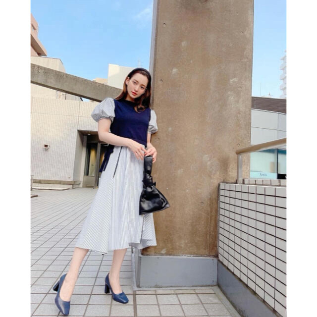 LANVIN en Bleu - 【最終お値下げ】LANVIN en Bleu ワンピースの通販 ...