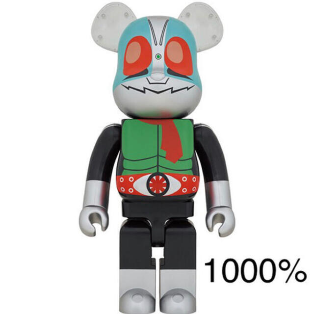 BE@RBRICK 仮面ライダー新1号 1000% ベアブリック | フリマアプリ ラクマ