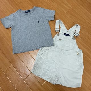 ラルフローレン(Ralph Lauren)のラルフローレン2点セット⭐︎サロペット&トップスTシャツ(Tシャツ/カットソー)