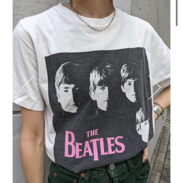 maiさん着用♡moussy WITH THE BEATLES Tシャツレディース