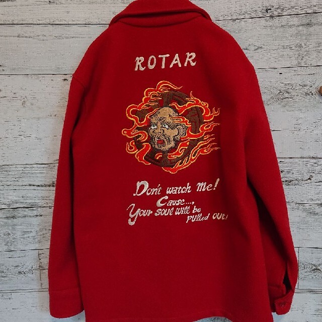 ROTAR(ローター)の最終値下⭐ROTER 輪入道刺繍 メルトンジャケット⭐ メンズのジャケット/アウター(その他)の商品写真