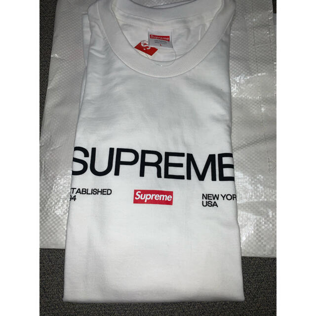 supreme Est. 1994 Tee 白 L - Tシャツ/カットソー(半袖/袖なし)