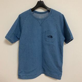 ザノースフェイス(THE NORTH FACE)の【USED】ノースフェイス　デニムTシャツ　メンズMサイズ　NT31892(Tシャツ/カットソー(半袖/袖なし))