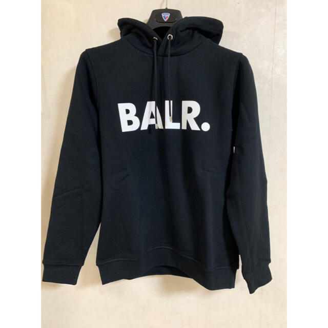 メンズ BALR. ボーラー ロゴ パーカー ブラック