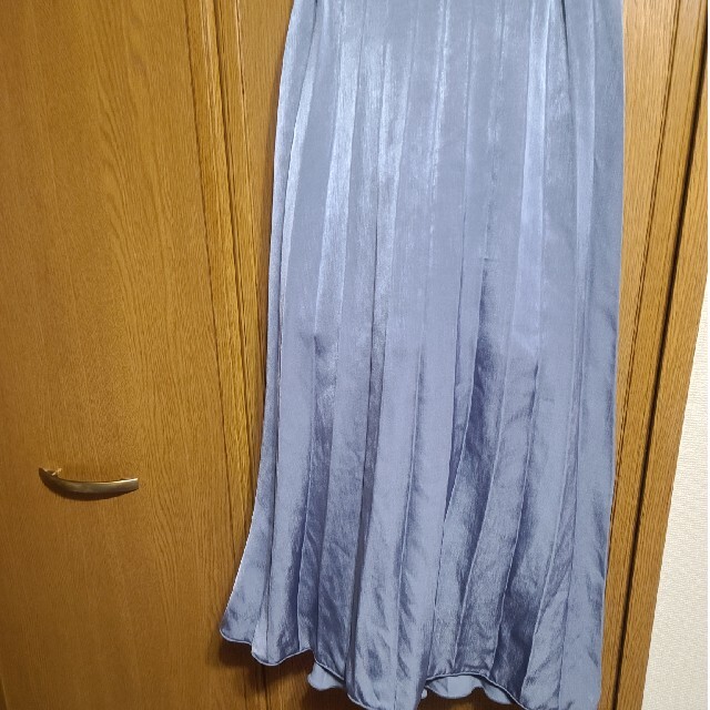heather(ヘザー)のHeather くすみブルー ロングスカート レディースのスカート(ロングスカート)の商品写真