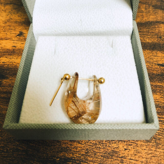monaka jewellery モナカジュエリー ルチル ロック ピアス 華麗