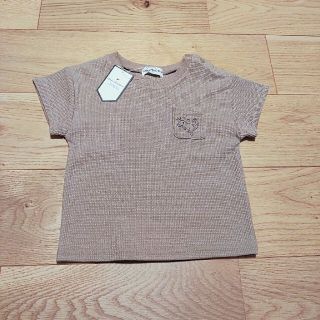 イオン(AEON)の子ども服100cm 肩ボタン 恐竜・ネイビー 2枚セット(Tシャツ/カットソー)