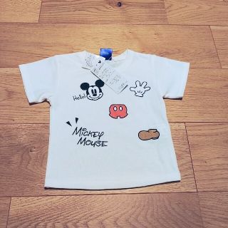 イオン(AEON)の新品未使用 子ども服 80cm ミッキー 白(Ｔシャツ)