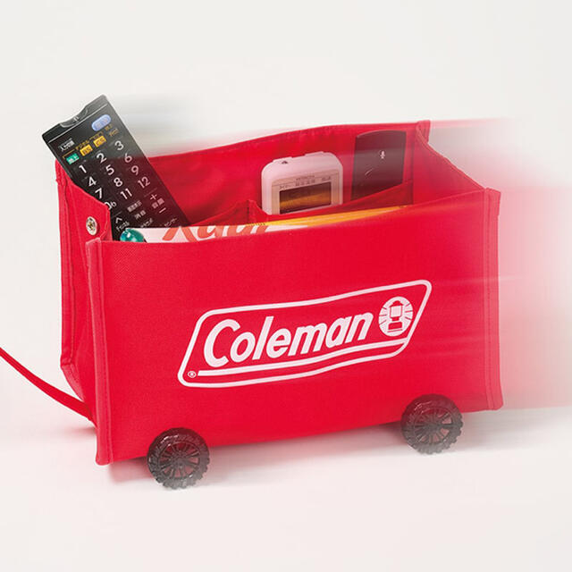 Coleman(コールマン)のモノマックス  付録　コールマン コロコロ動かせるタイヤ付 ミニチュア収納ワゴン インテリア/住まい/日用品のインテリア小物(小物入れ)の商品写真