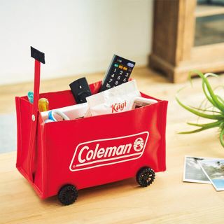 コールマン(Coleman)のモノマックス  付録　コールマン コロコロ動かせるタイヤ付 ミニチュア収納ワゴン(小物入れ)