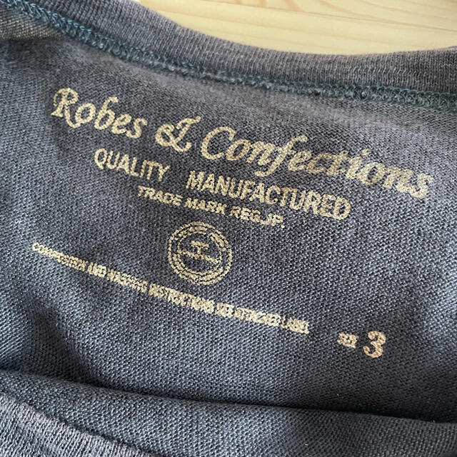 robes&confections リネンTシャツ ゴールド文字 6