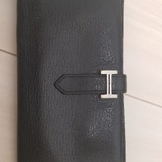 エルメス(Hermes)のエルメス べアン 黒 長財布(長財布)