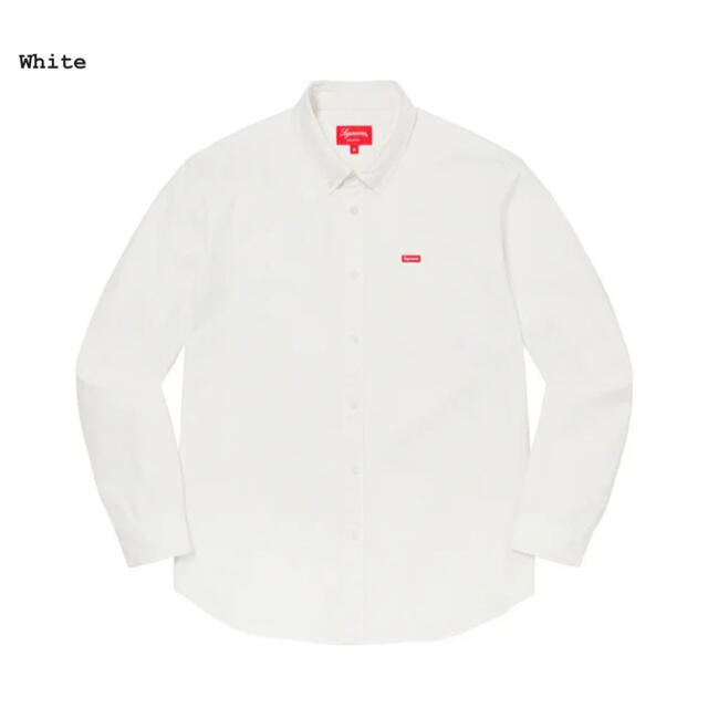 【最安値】Supreme Small Box Twill Shirt White