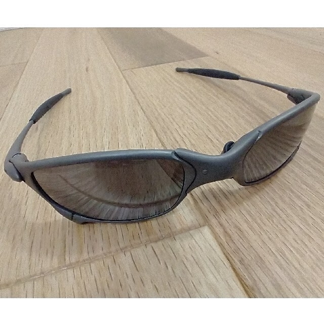 OAKLEY オークリー サングラス ジュリエット JP005866 スポーツ シルバー オレンジ 美品  52127約15cm表記サイズ