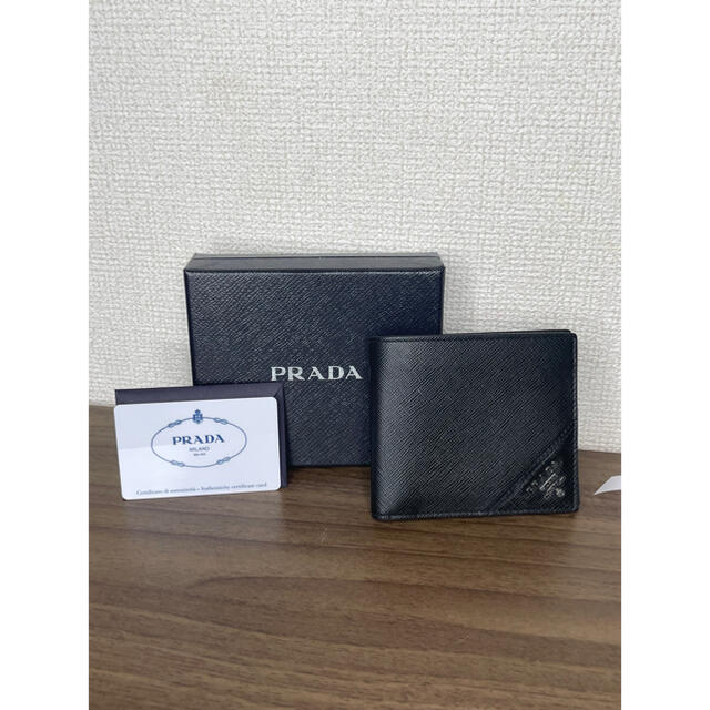 プラダ　PRADA コインポケット付  サフィアーノ　レザー  財布