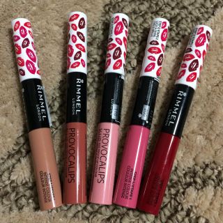 リンメル(RIMMEL)の落ちない口紅！リンメル♡プロポカリプス♡5本セット(口紅)