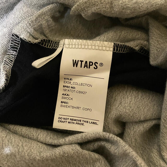 WTAPS 19SS Smock Sweatshirt. Copo