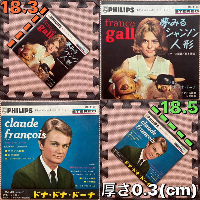 昭和レトロ 昭和 レトロ フランスギャル アナログコンパクト盤レコード盤 雑貨