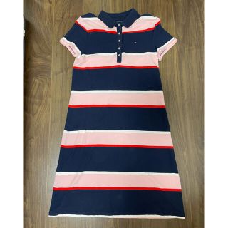 トミーヒルフィガー(TOMMY HILFIGER)のトミーヒルフィーガー　ポロ　ワンピ(ひざ丈ワンピース)