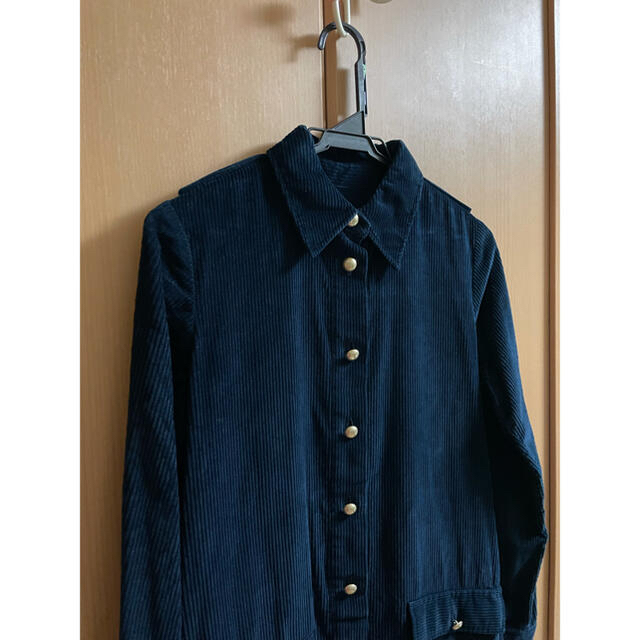 A.P.C(アーペーセー)のA.P.C. コットンコーデュロイワンピース　ROBE AGNES H16 美品 レディースのワンピース(ひざ丈ワンピース)の商品写真