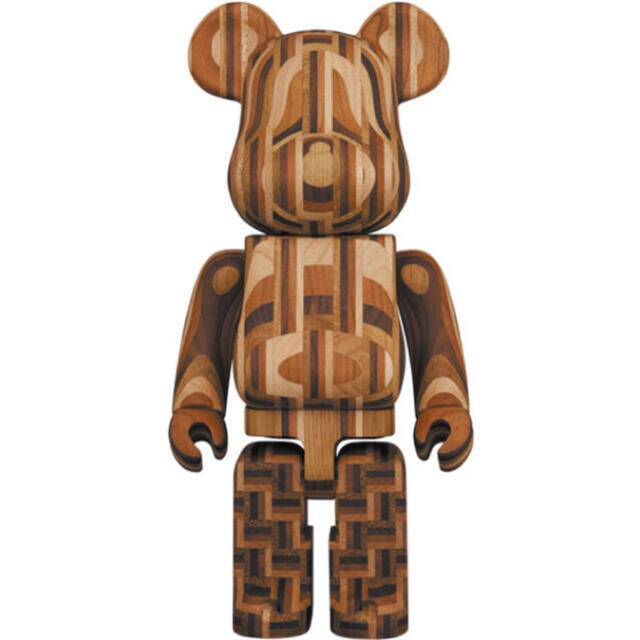 MEDICOM TOY(メディコムトイ)のBE@RBRICK カリモク 寄木 2nd 400％ yosegi 2 未開封 エンタメ/ホビーのおもちゃ/ぬいぐるみ(キャラクターグッズ)の商品写真