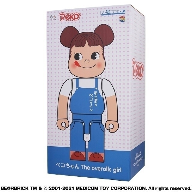 BE＠RBRICK ペコちゃん The overalls girl 1000％エンタメ/ホビー