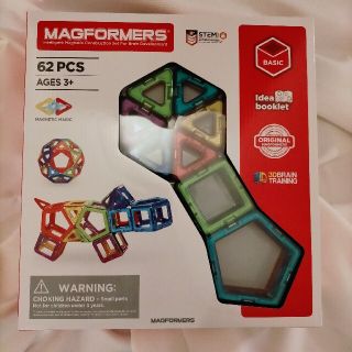 マグフォーマー　MAGFORMERS　62ピース(知育玩具)