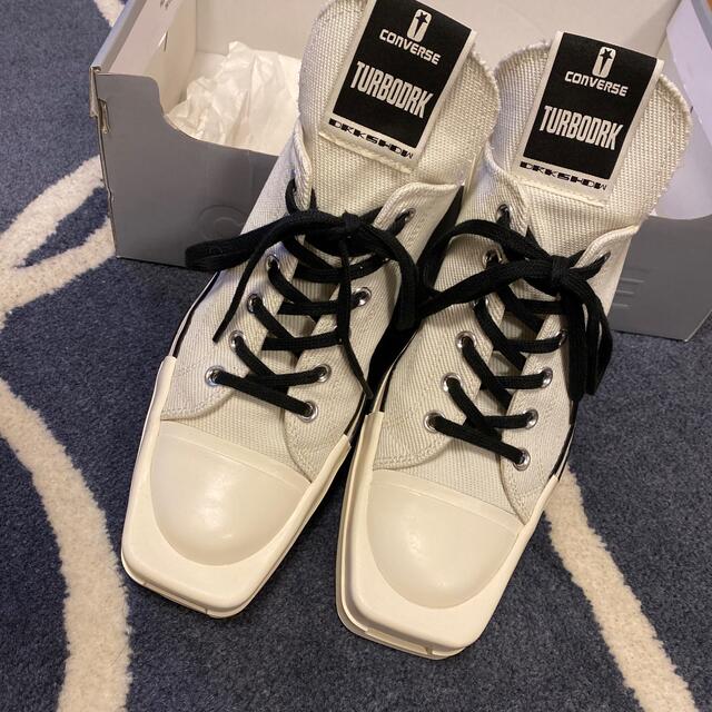 Converse Rick owens TURBODRK 28cm us9.5