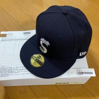 シュプリーム(Supreme)のSupreme S Logo New Era   7-5/8 navy(キャップ)