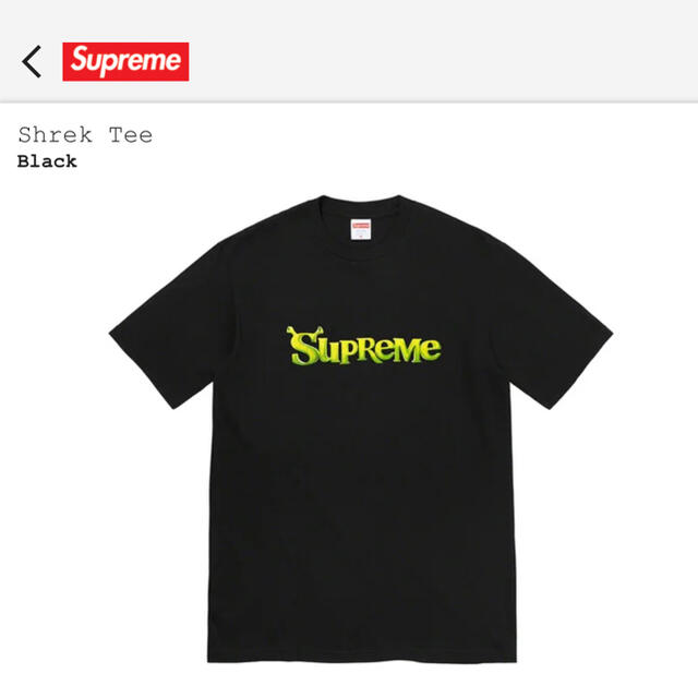 supreme21FW shrek Tシャツ